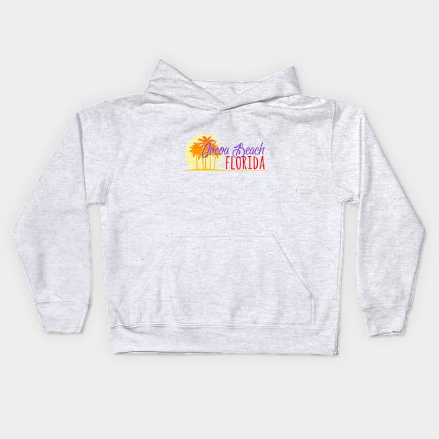 Life's a Beach: Cocoa Beach, Florida Kids Hoodie by Naves